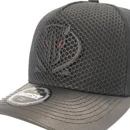 Boné Rhino Size Grid aba curva Preto - Foto 5