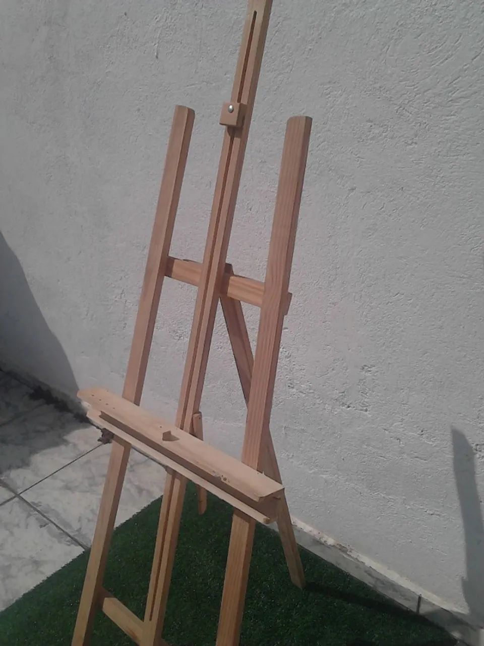 Cavalete de madeira para quadros - Foto 5