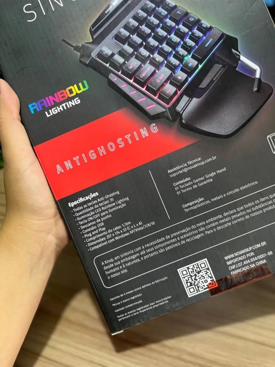 Teclado Gamer - SINGLE HAND - Knup - Foto 2