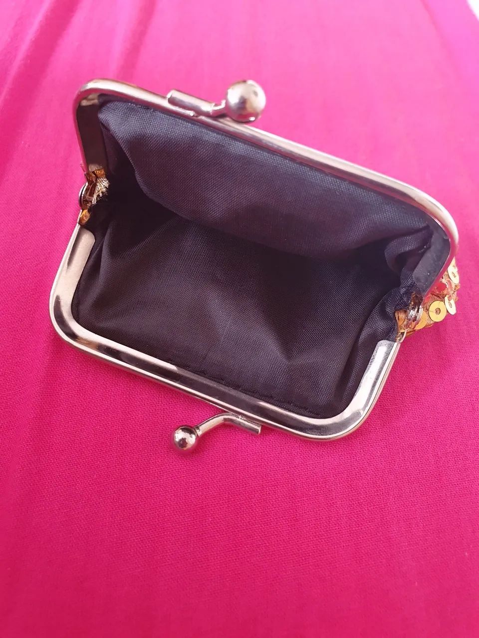 Porta moedas dourado - Foto 2