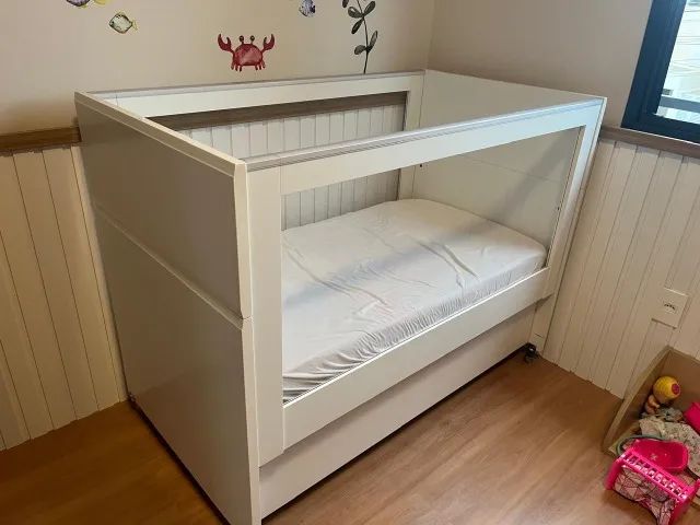 Berço Mini Cama Lateral em Policarbonato Divicar