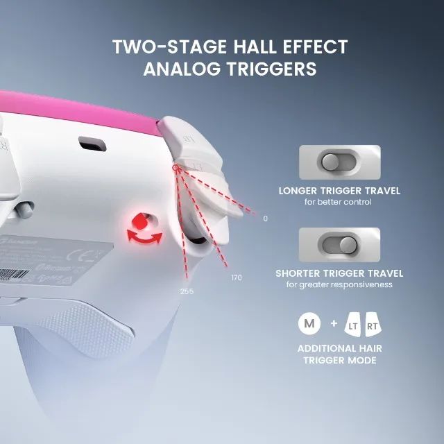 Controle GameSir Super Nova Wireless Switch Hall Effect + Base - Original - Lacrado - Foto 5