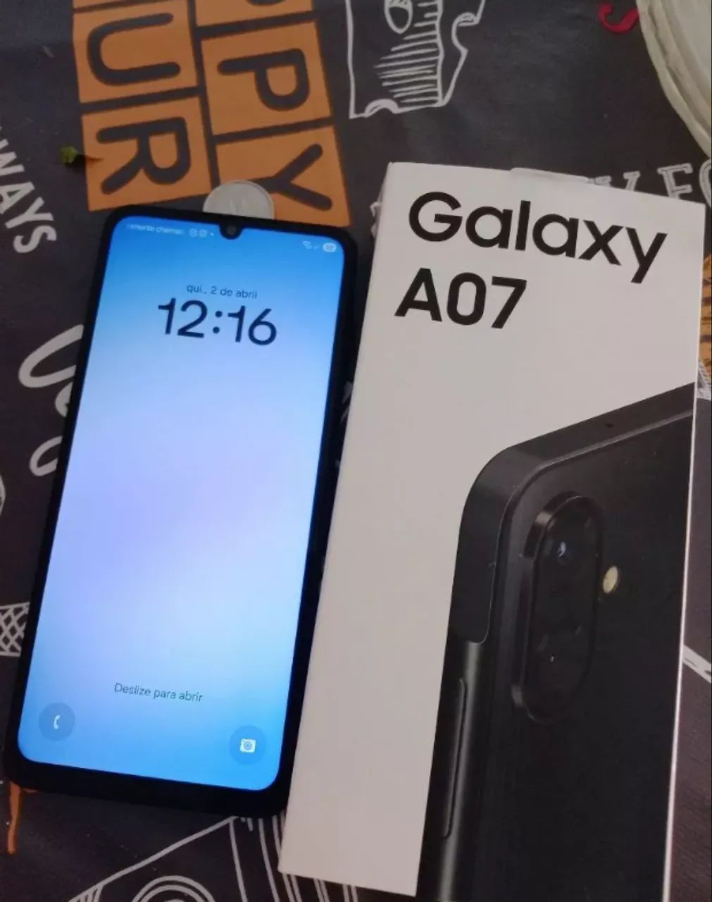 Celular Galaxy Samsung A07 Tela 6.7 128GB 4G Câmera Dupla NOVO