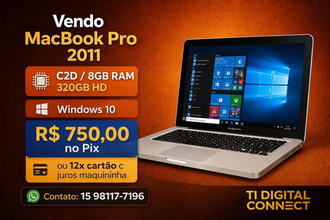 MacBook Pro Windows 10 - Foto 2