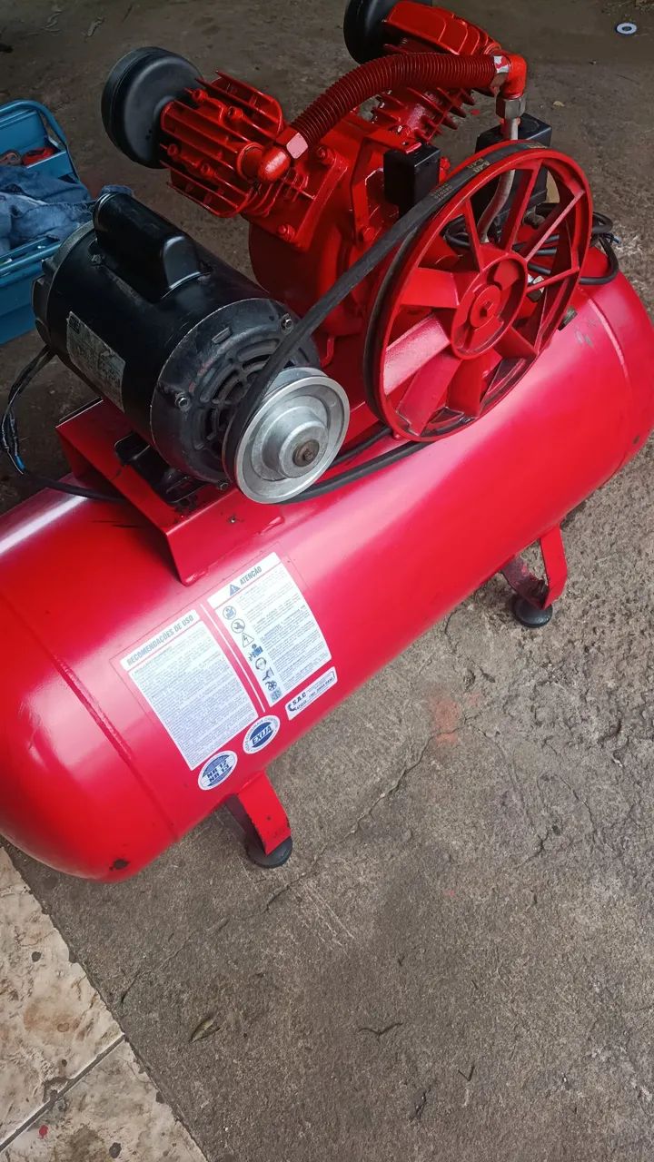 Compressor 10 pés  2HP 110 lts - Foto 3