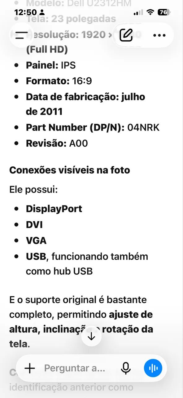 Monitor Dell Ultrasharp U2312HM - Foto 5