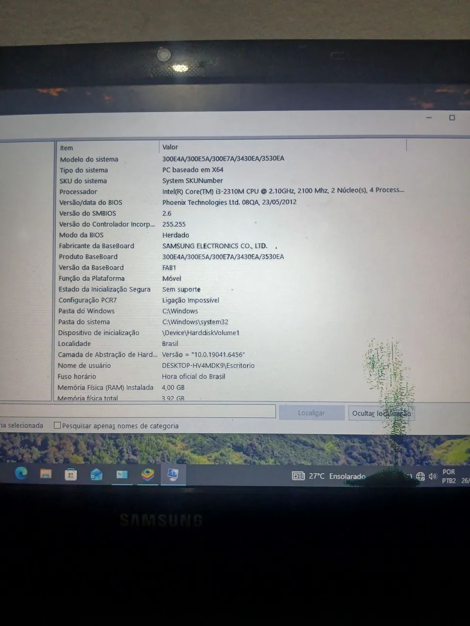 Notebook Samsung Core i3 | 4GB RAM | Windows 10. - Foto 5