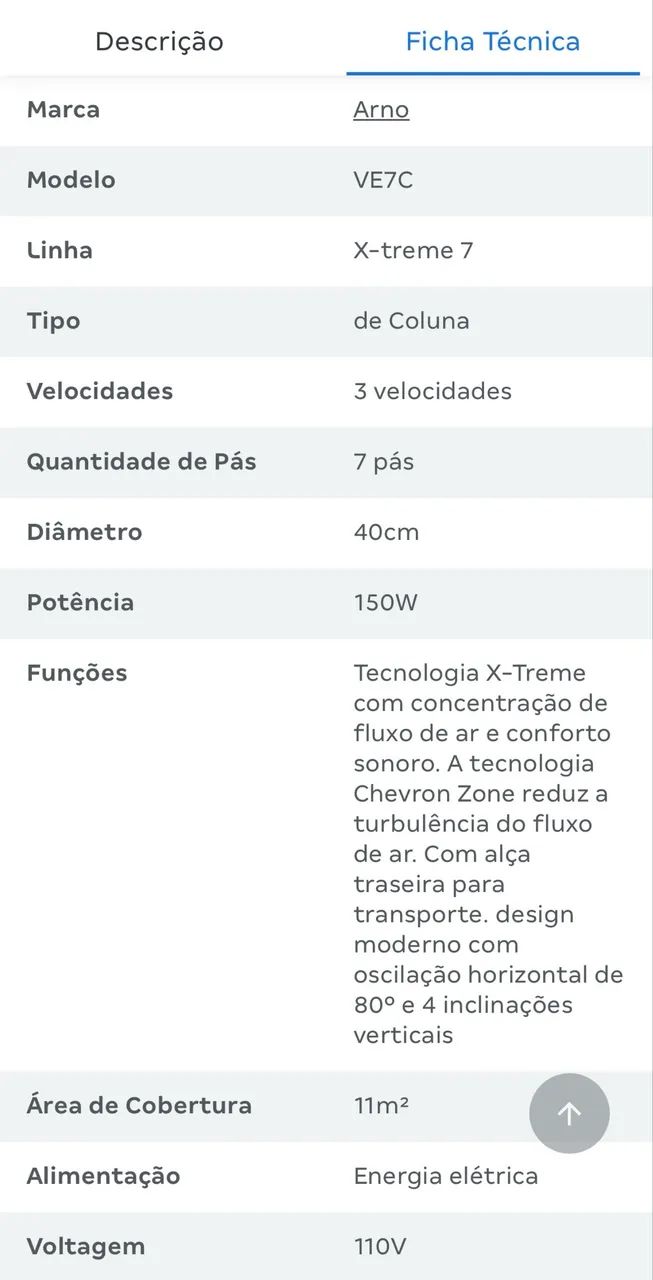 Ventilador ARNO  - Foto 2