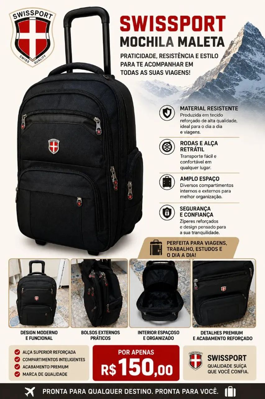 Mochila Executiva Swissport