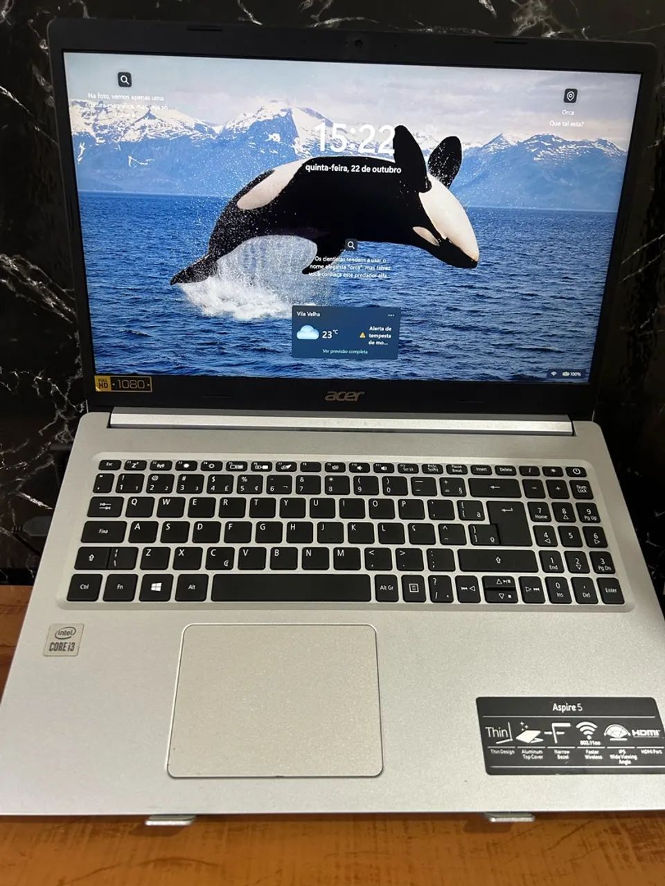 Notebook Acer SSD256