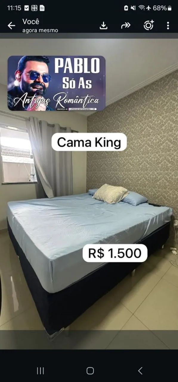 Vendendo uma cama king  seminova 