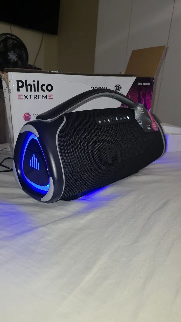 Caixa Philco XTREM 300W de potência. - Aparelhos de Som