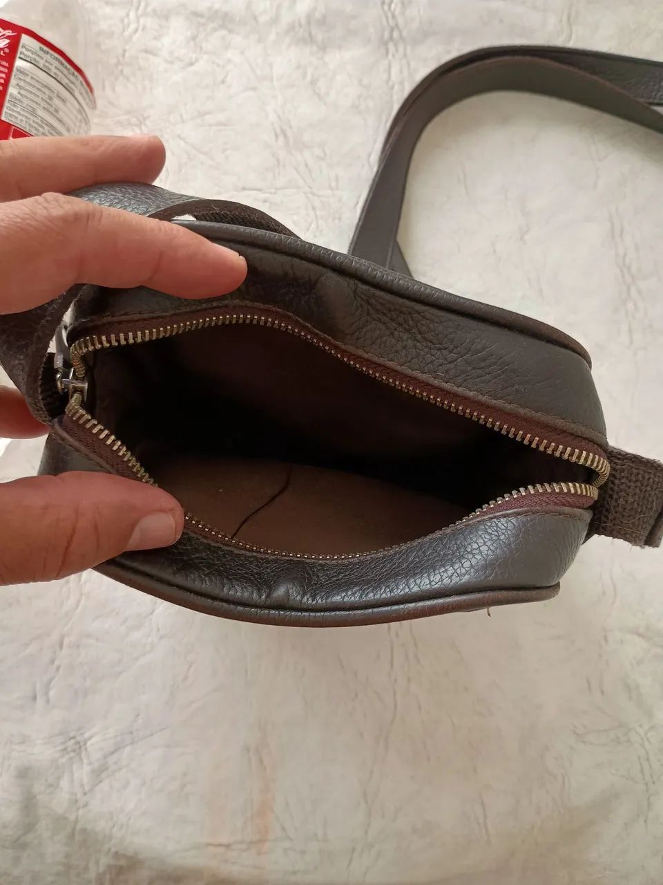 Bolsa de couro tiracolo  - Foto 4