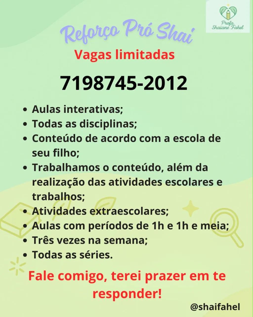 Reforço escolar