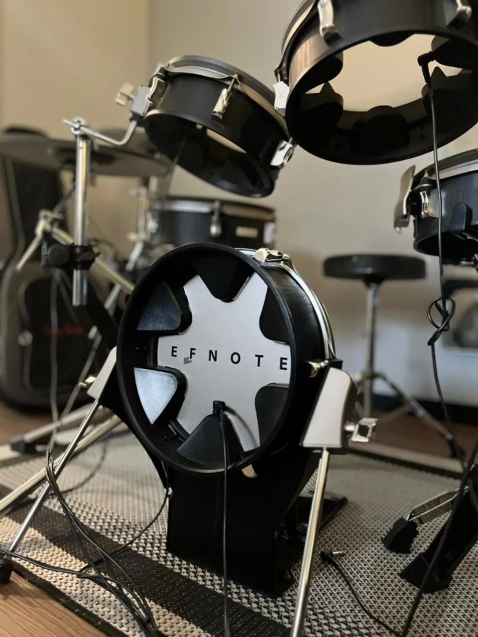 ? Bateria Eletrônica EFNOTE 3X COMPLETA Made in Japan ? - Foto 3