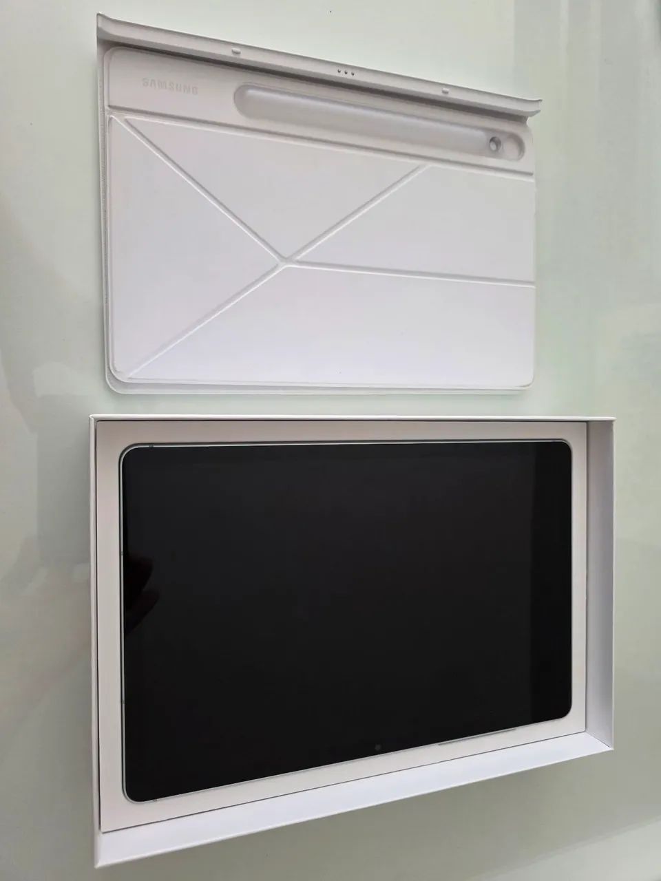 Samsung Galaxy Tab S9 FE Verde SM-X510 128GB + Capa Novo Zero - Foto 2