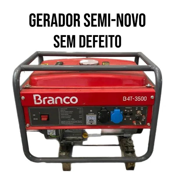  Vendo Gerador Branco - B4T 3500 usado bem conservado