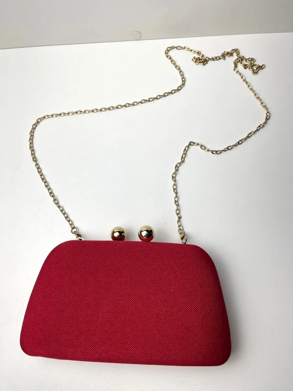 Bolsa Clutch vermelha  - Foto 4