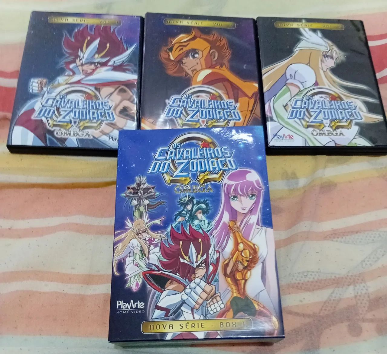 Coleção completa DVDs Os Cavaleiros do Zodíaco - 33 dvds originais