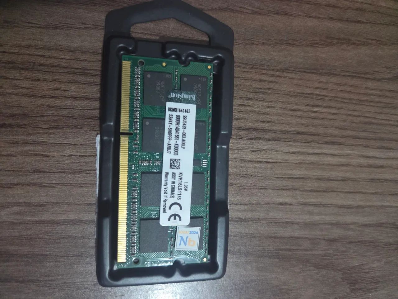 Memória RAM DDR3 Notebook Kingston 8G 