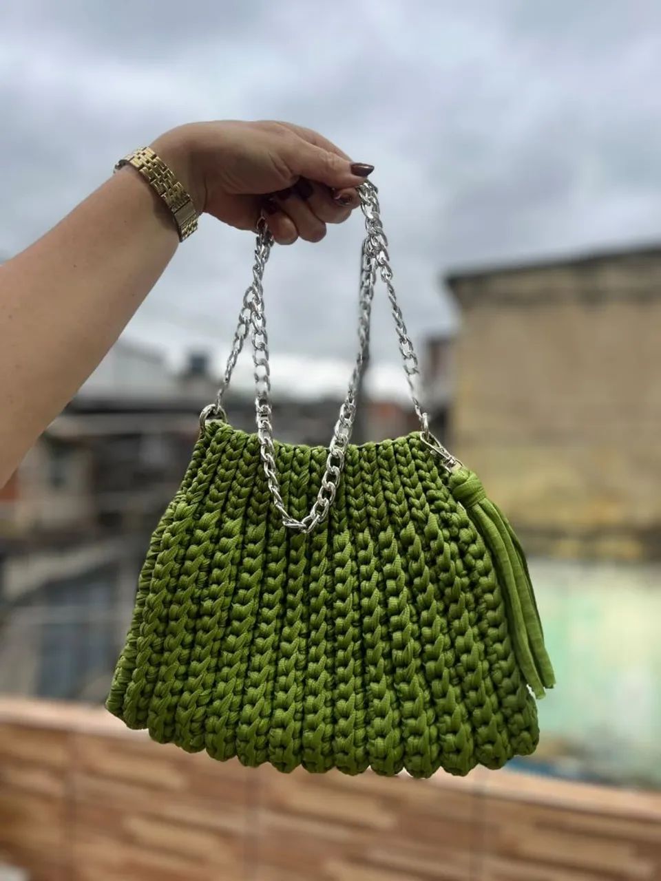Bolsa em crochê ?