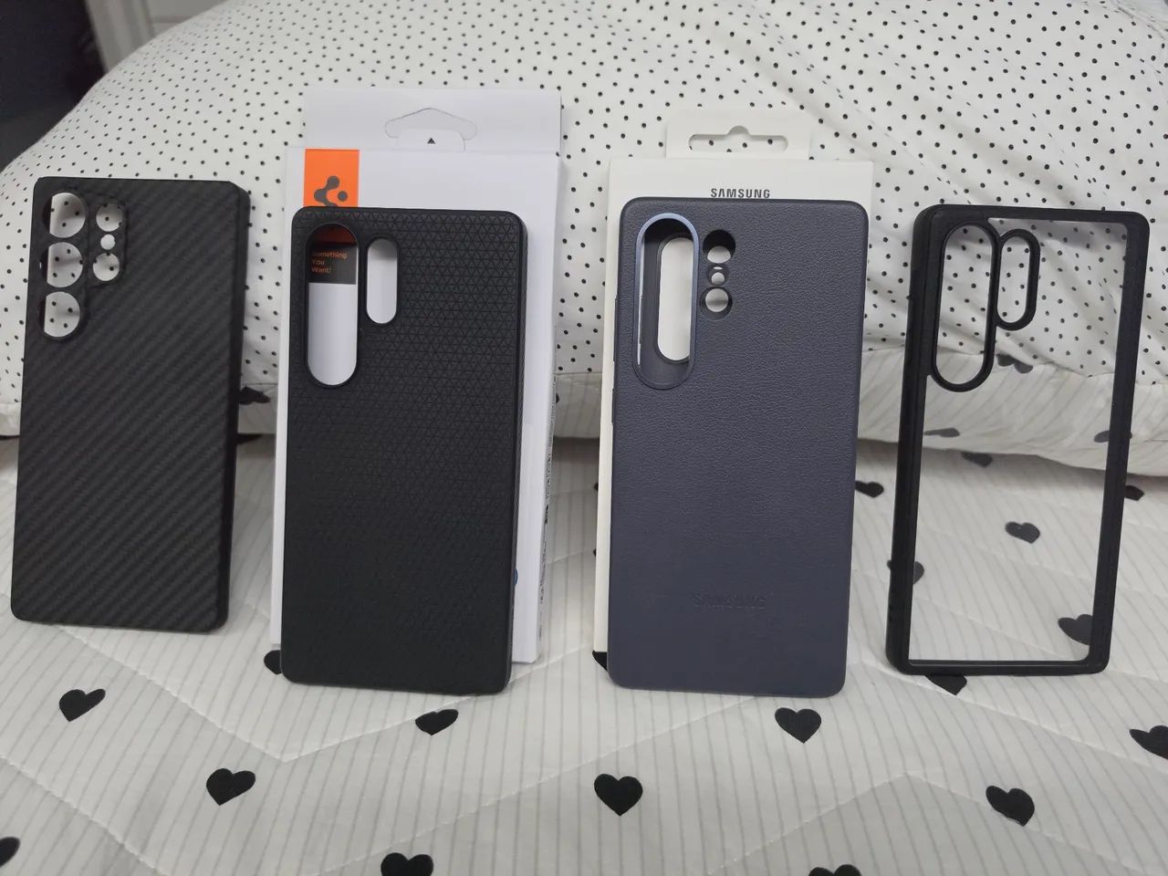 Combo - 4 Capinhas Originais Celular Galaxy S25 Ultra