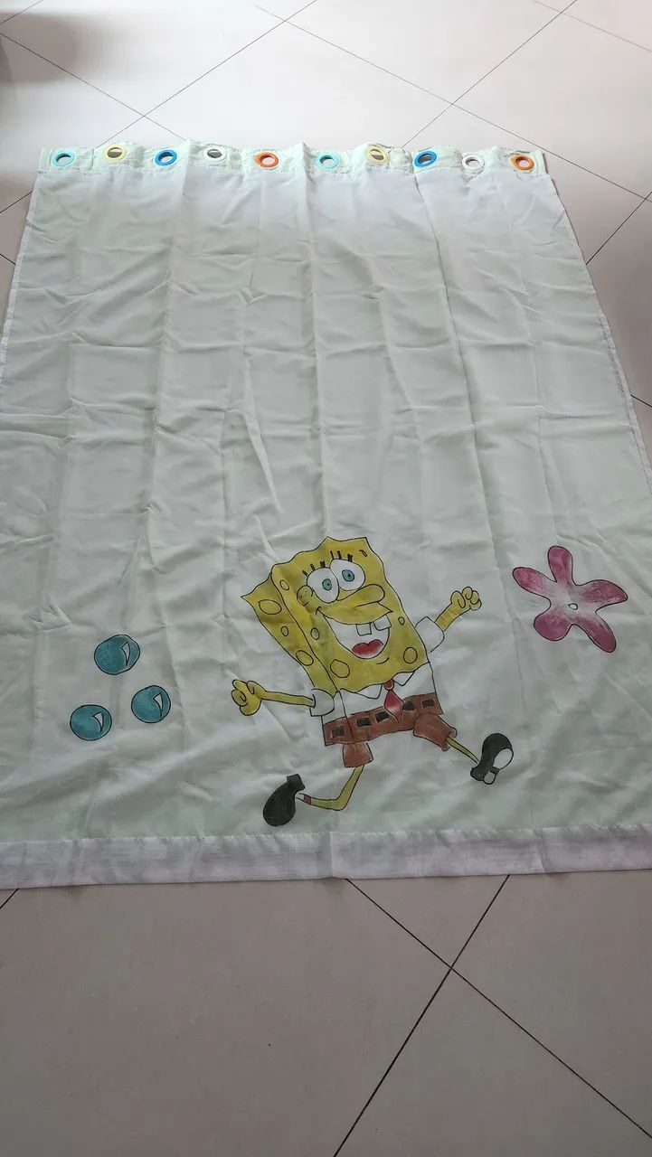 Cortina Bob Esponja - Foto 2