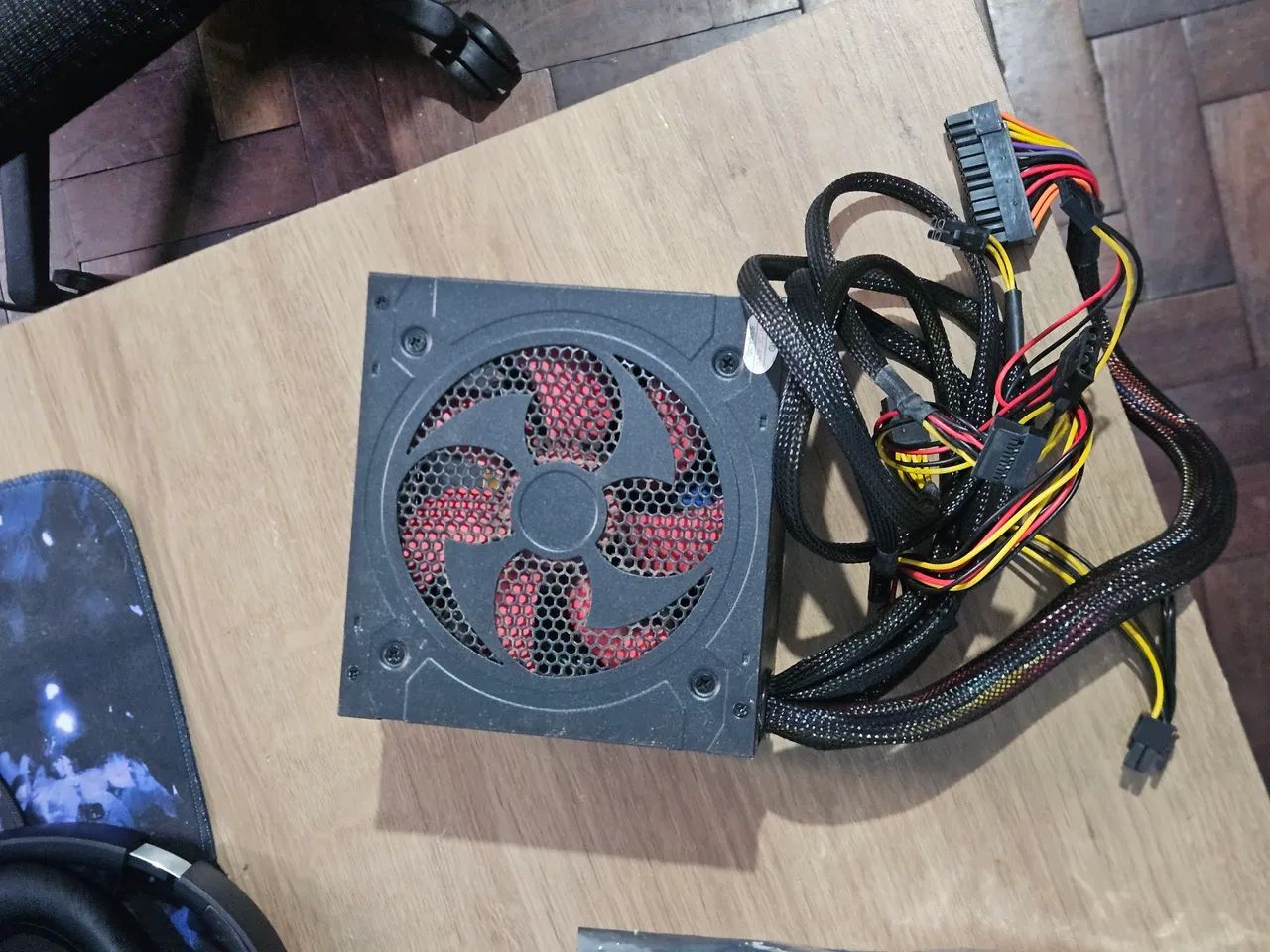 Fonte 500w  pfc ativo (funcionando normalmente)