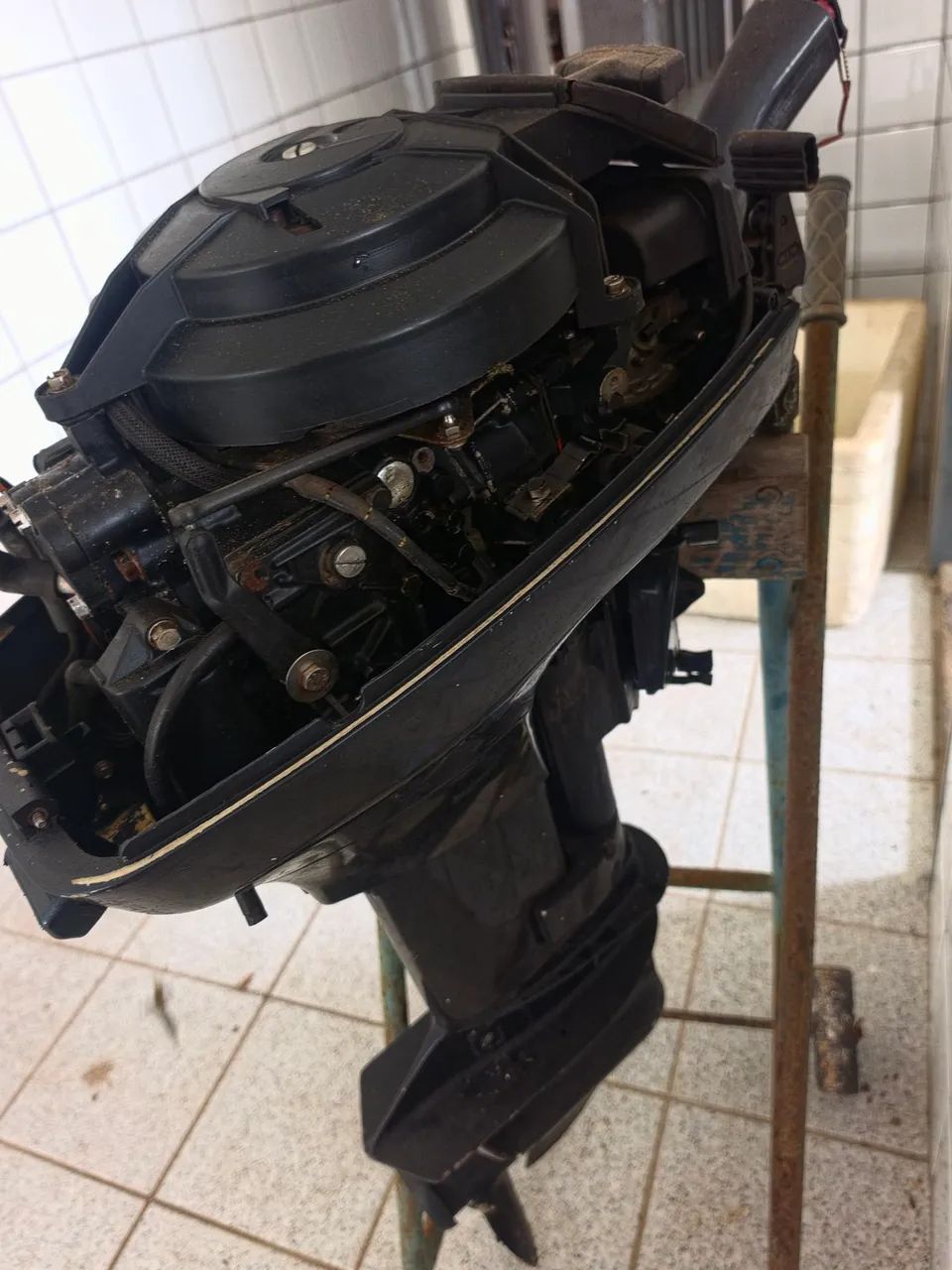 Motor de popa envirude 15 hp - Foto 2