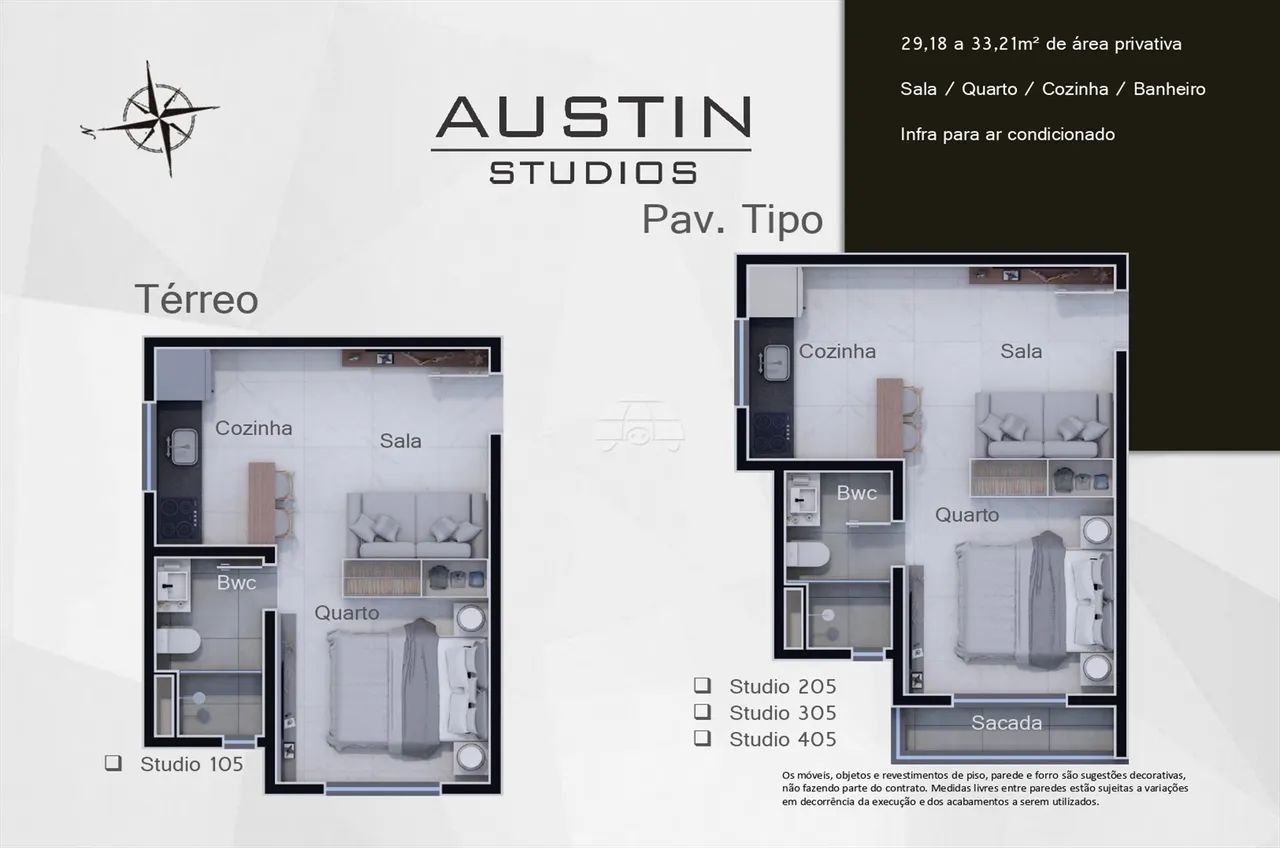 Vendas Studio Curitiba PR - Foto 5
