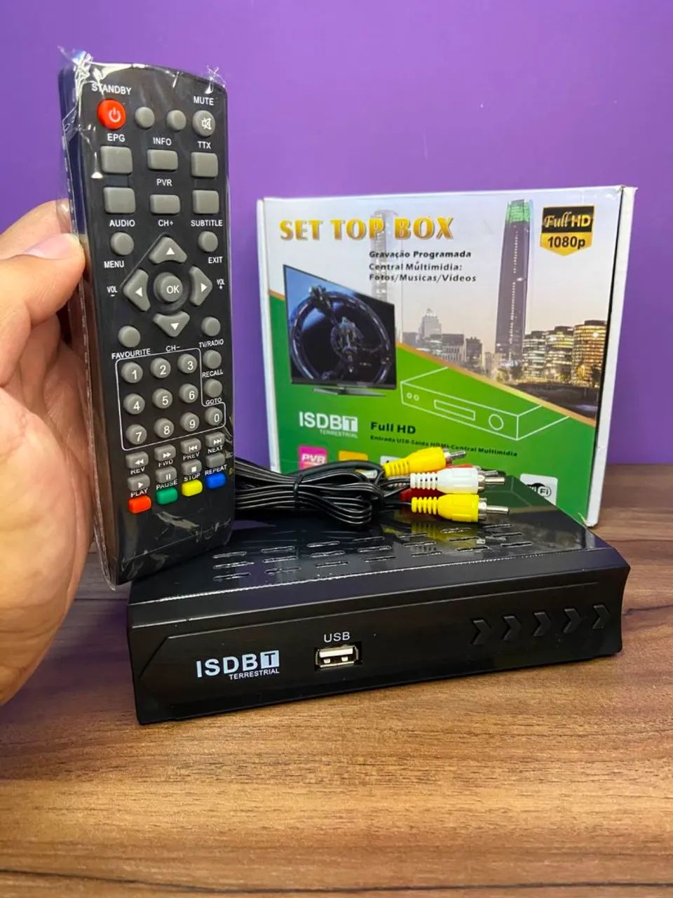 Conversor Digital Set Top Box ISDBT Full HD 1080p