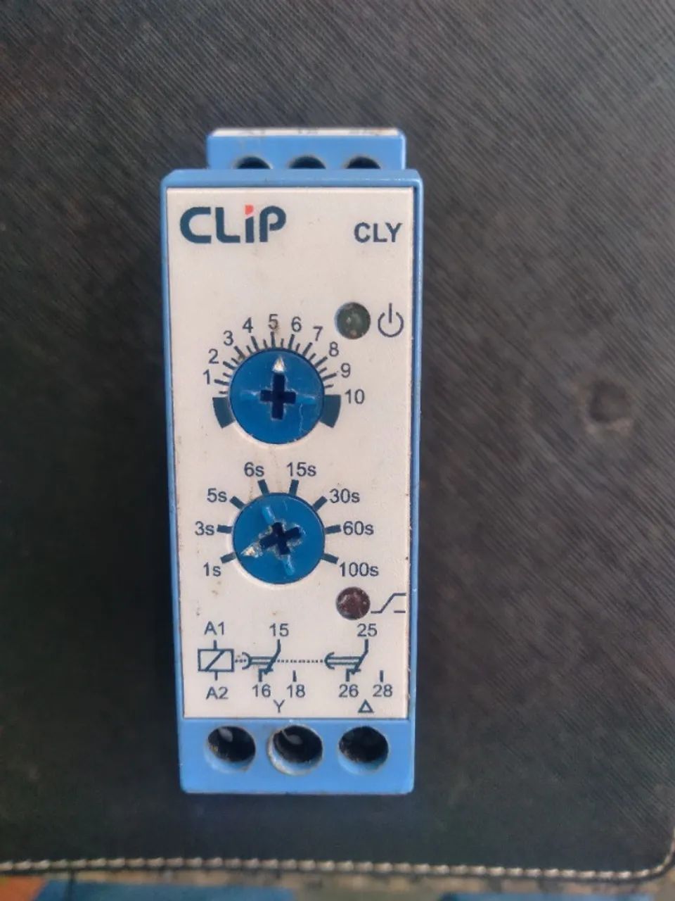 Relé temporizador  CLY 12V-para partida de motores com função Estrela-Triângulo. (Y) - Foto 3