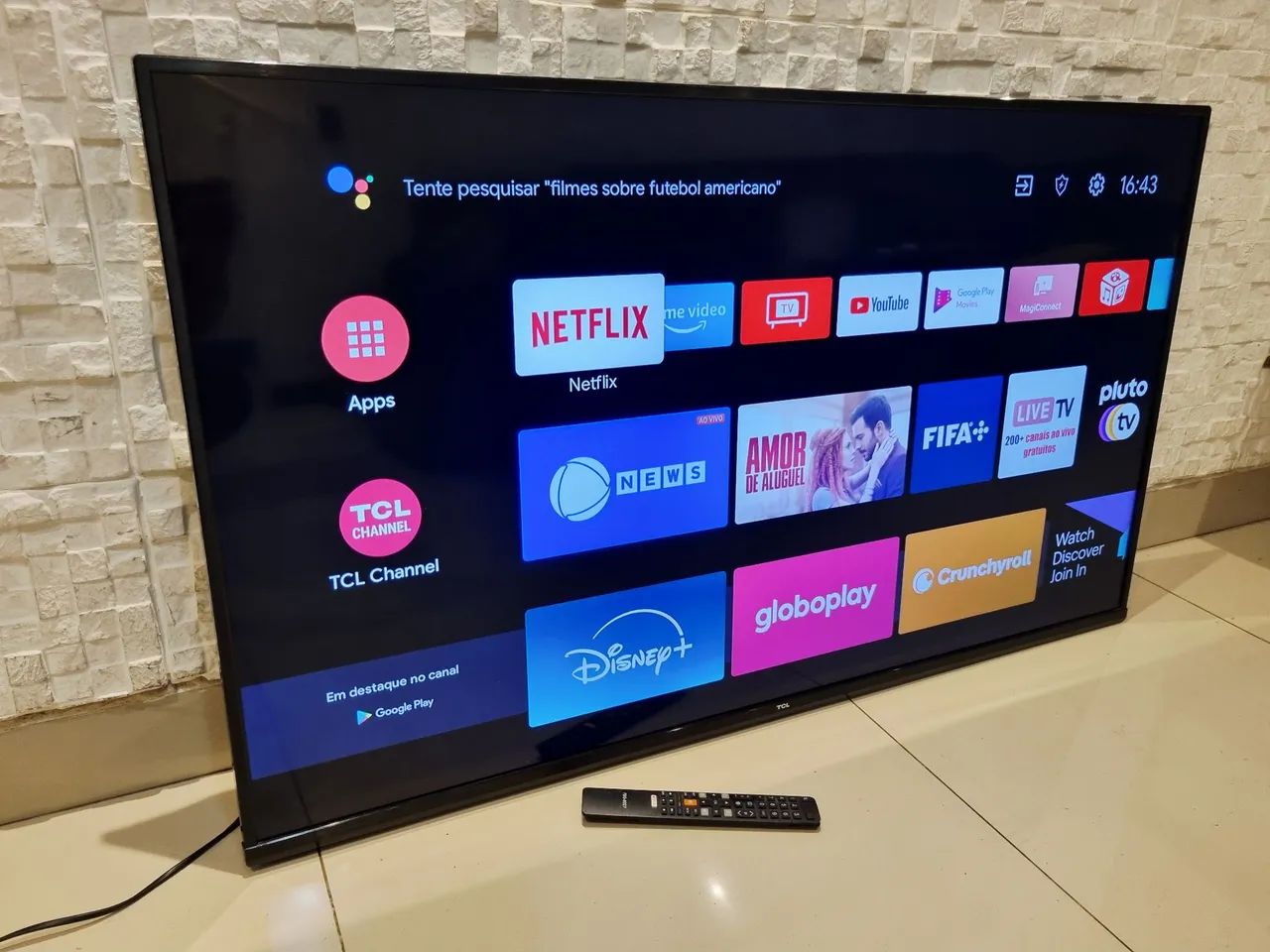 Tv Smart 50 TLC Smart 4K Funcionando Perfeitamente  - Foto 2