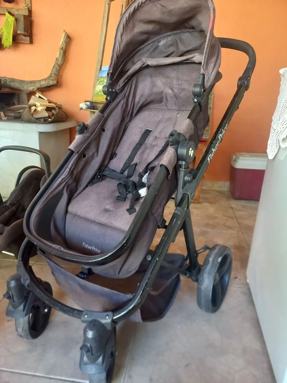 Carrinho de bebê  e moises - Foto 4