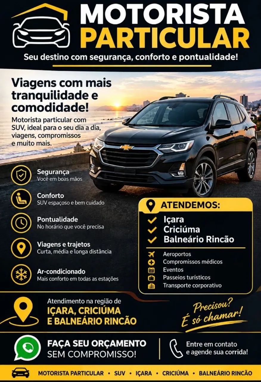 Motorista particular com automóvel  
