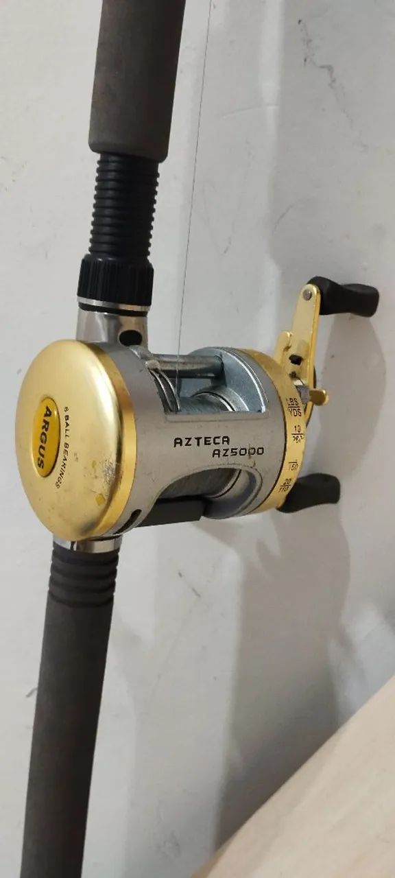 Molinete Azteca Z500 Zerado  - Foto 2