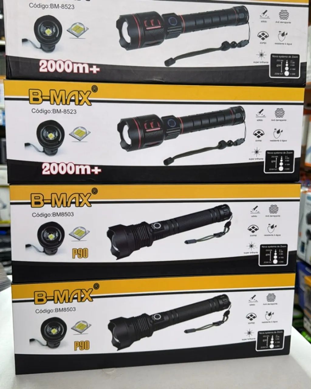 Lanterna Led Tática Recarregável