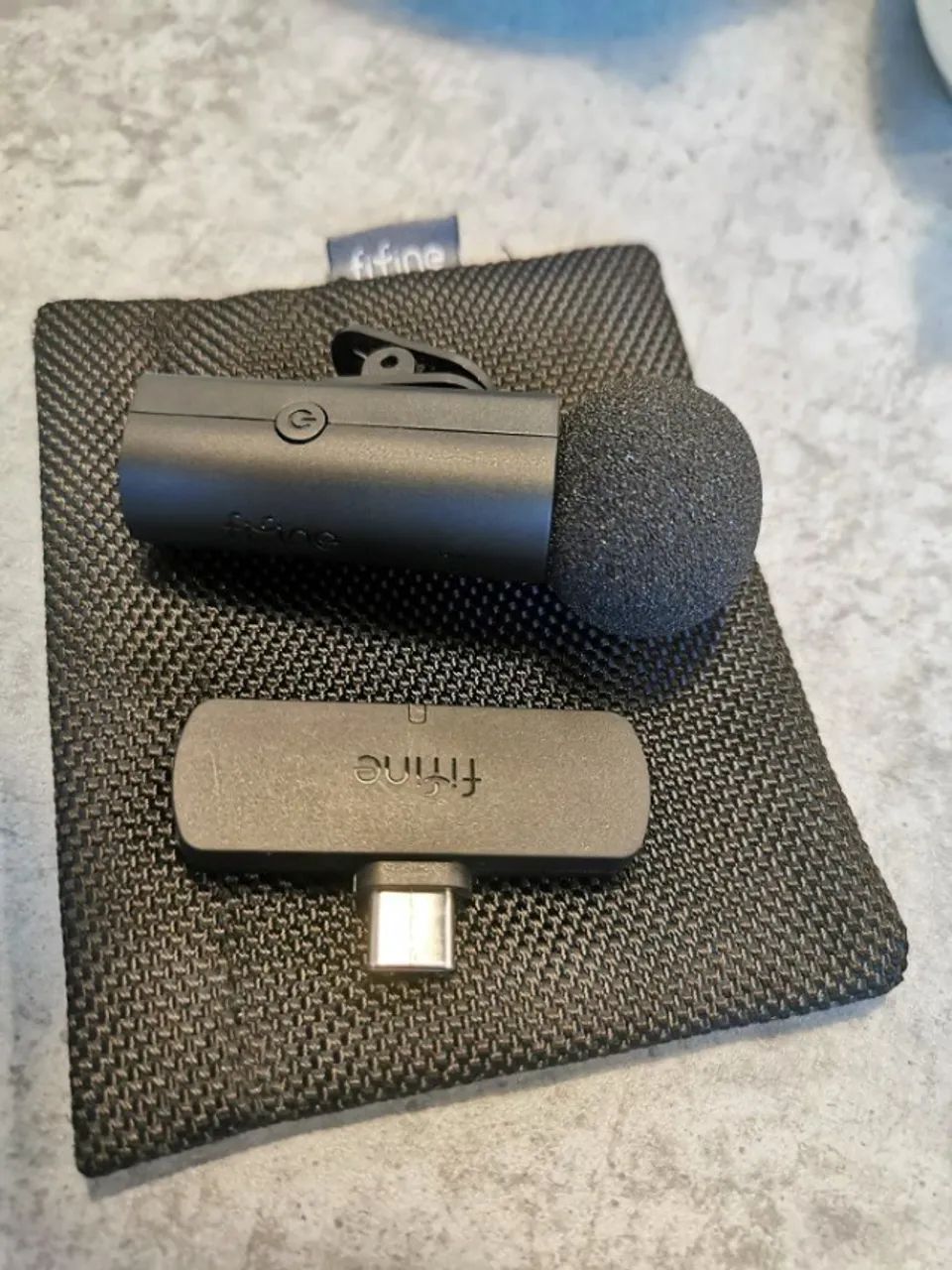 Microfone Fifine M6 Lapela Wireless Original Lacrado