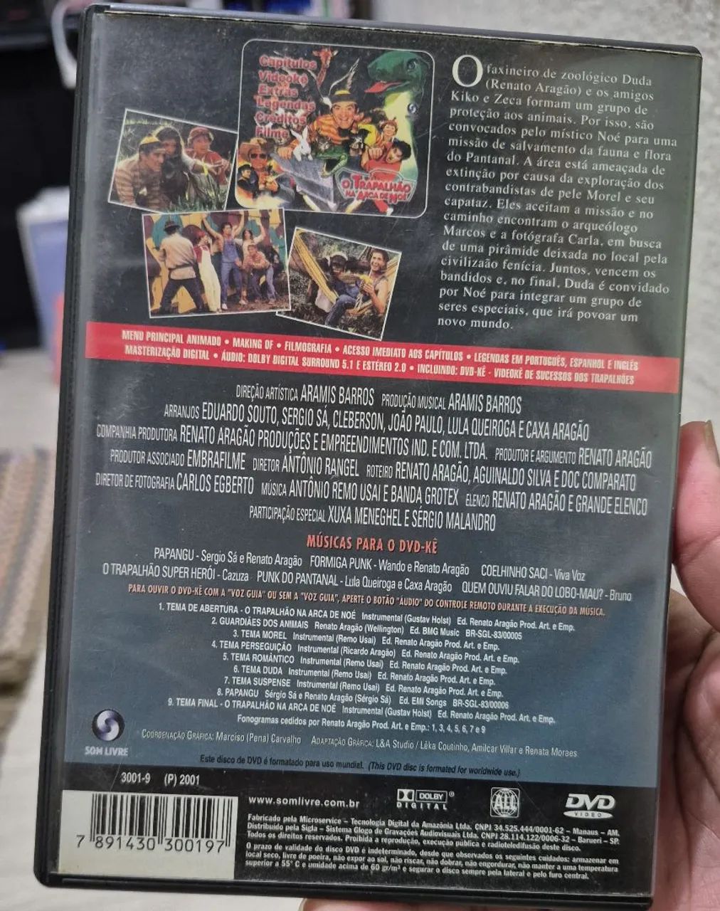 DVD o trapalhão na arca de noé (Xuxa) - Foto 2