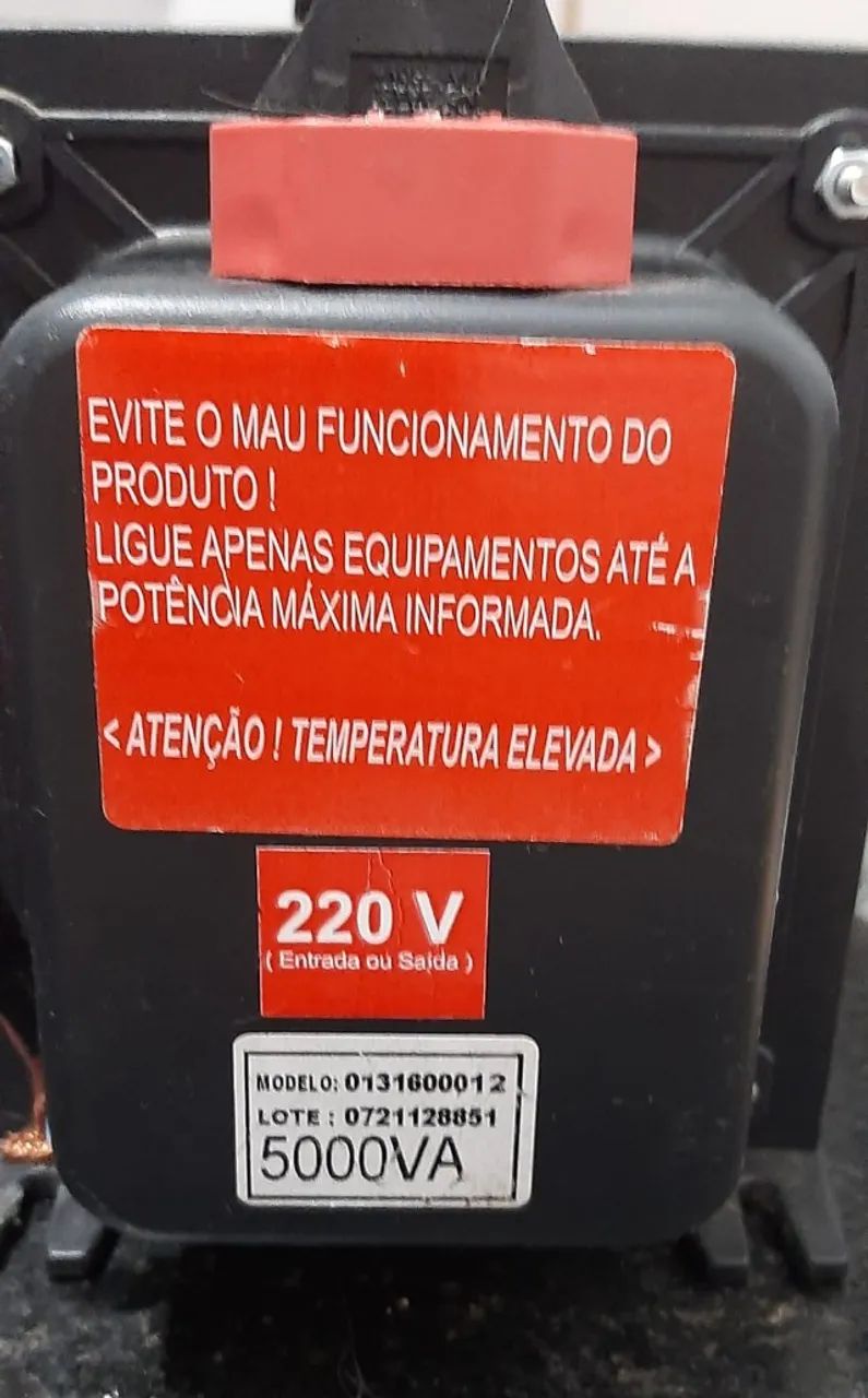  VENDO AUTOTRANSFORMADOR BIVOLT   - Foto 4