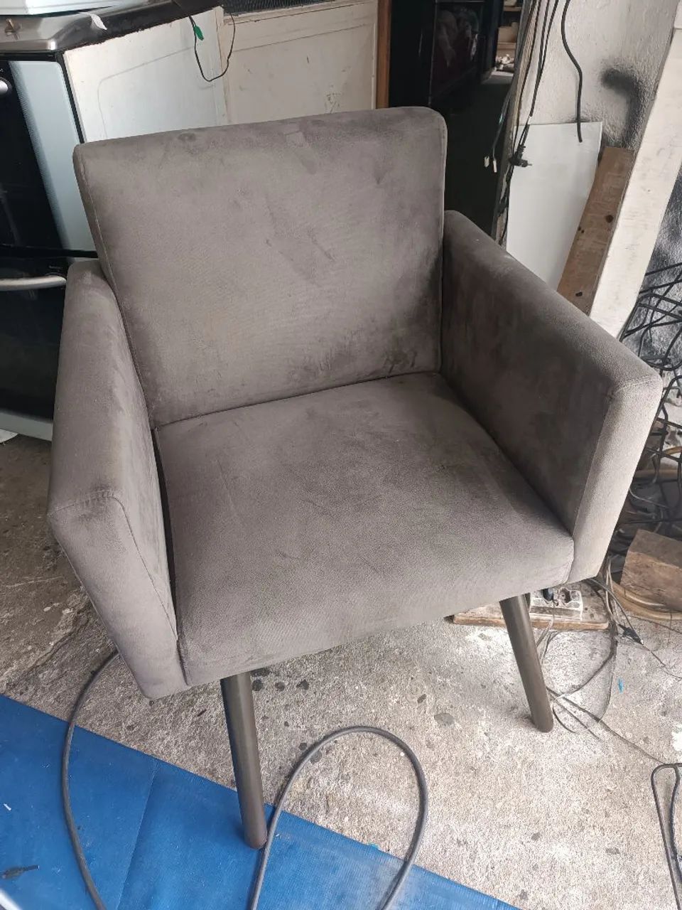 Poltrona decorativa para sala de estar