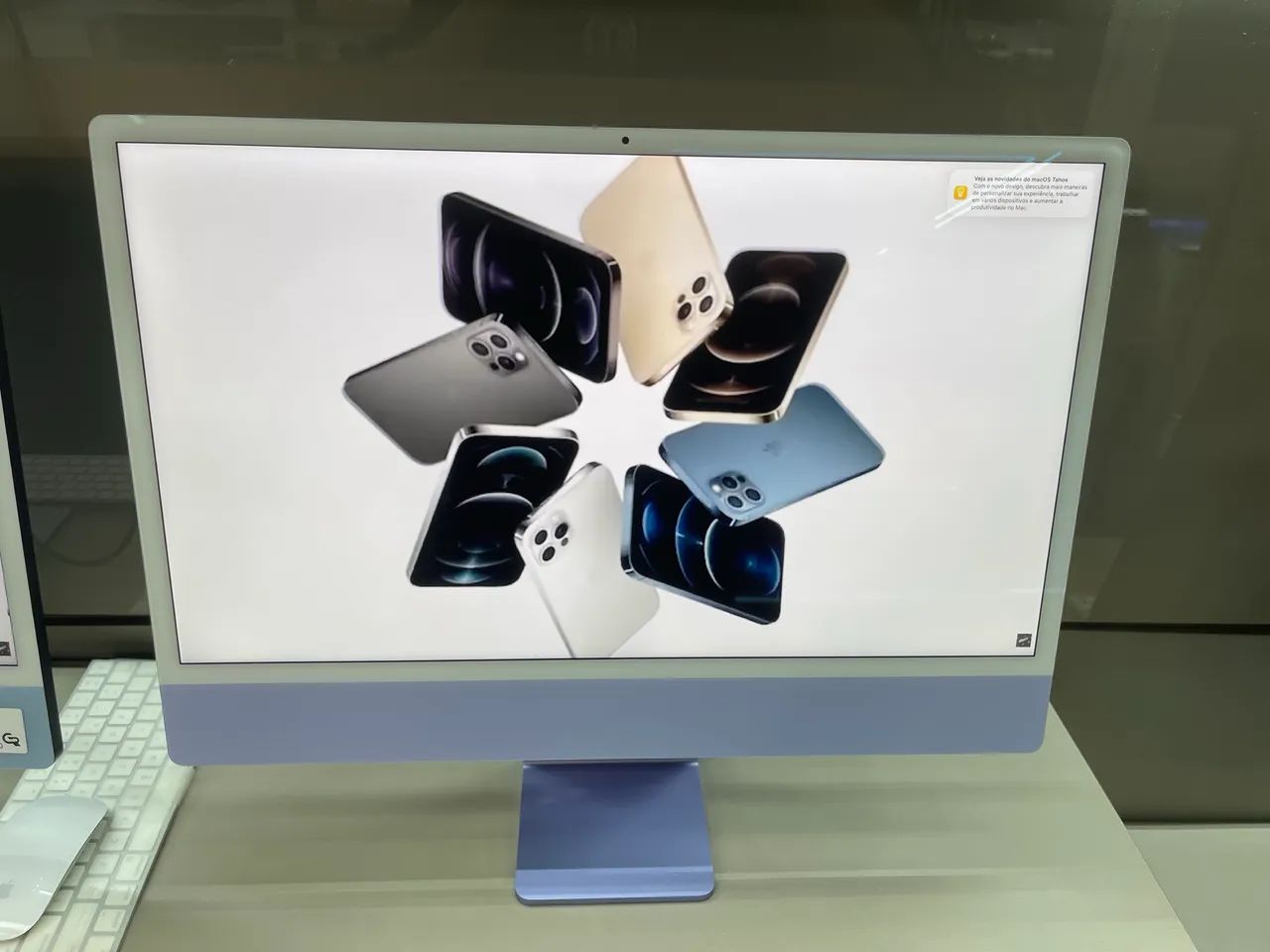 iMac M1 8Gb Ram 256Gb SSD 24 Roxo - Computadores e Desktops