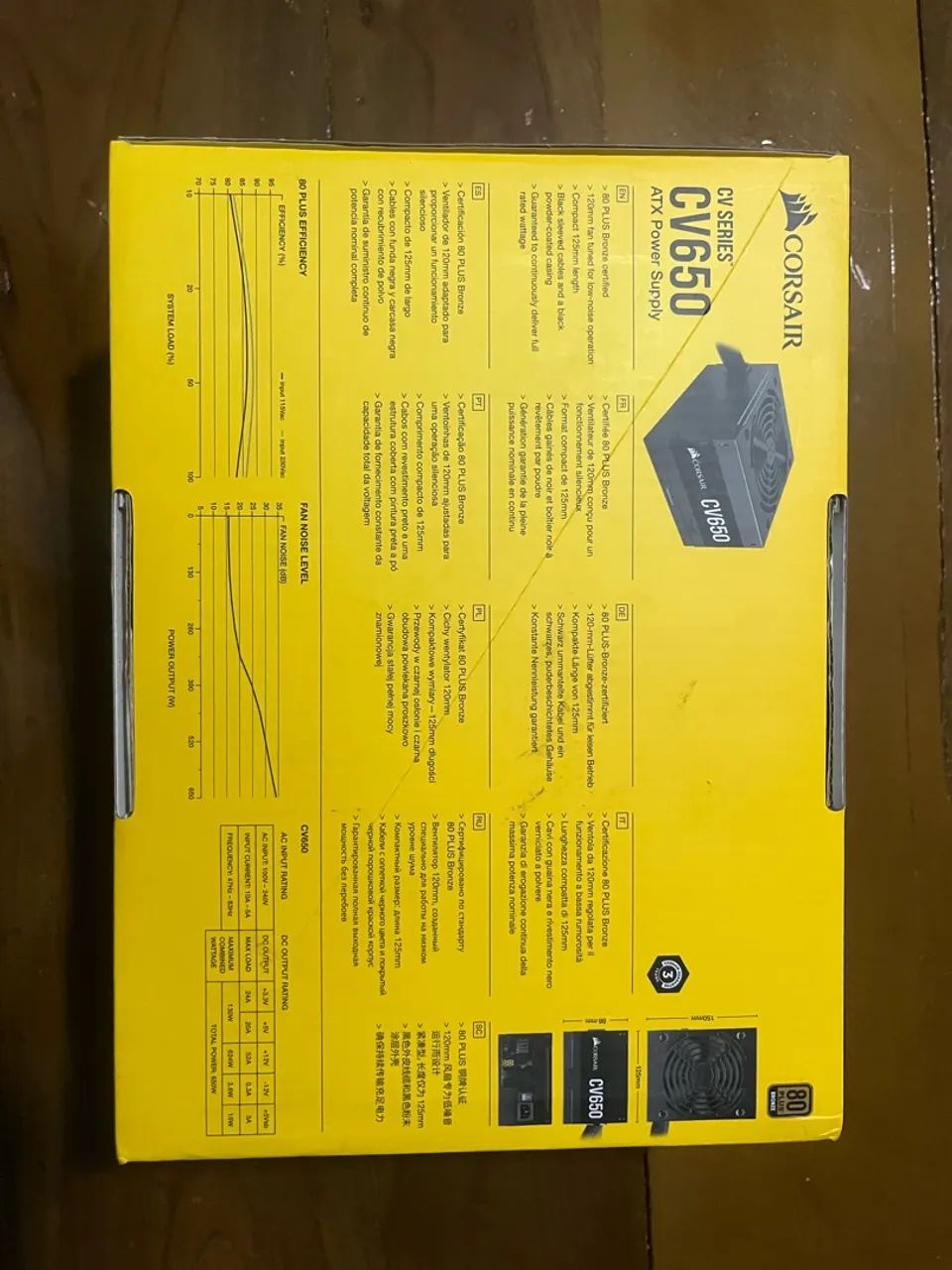 Fonte corsair 650w - Foto 3