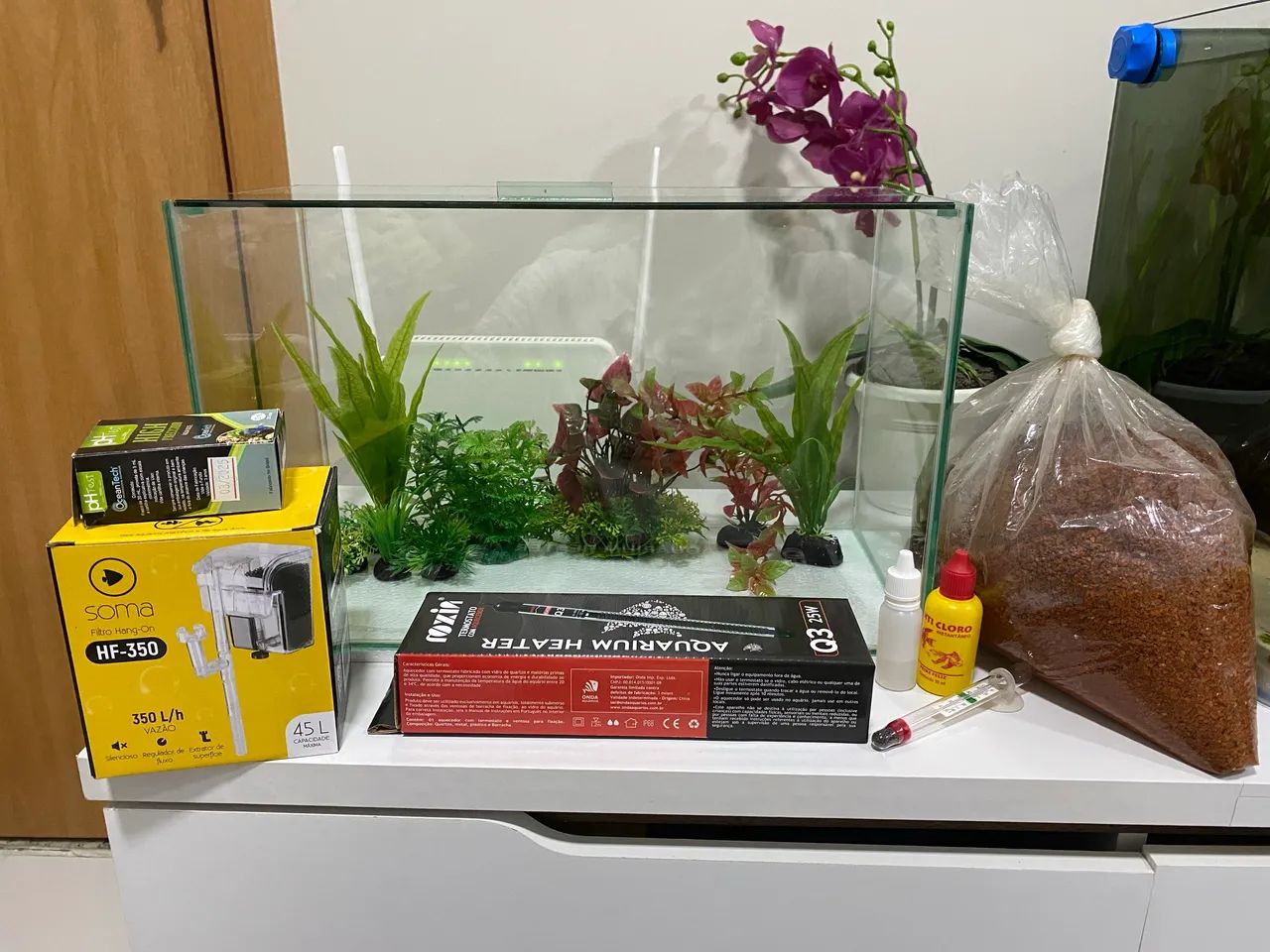 Kit Completo Aquário 19L