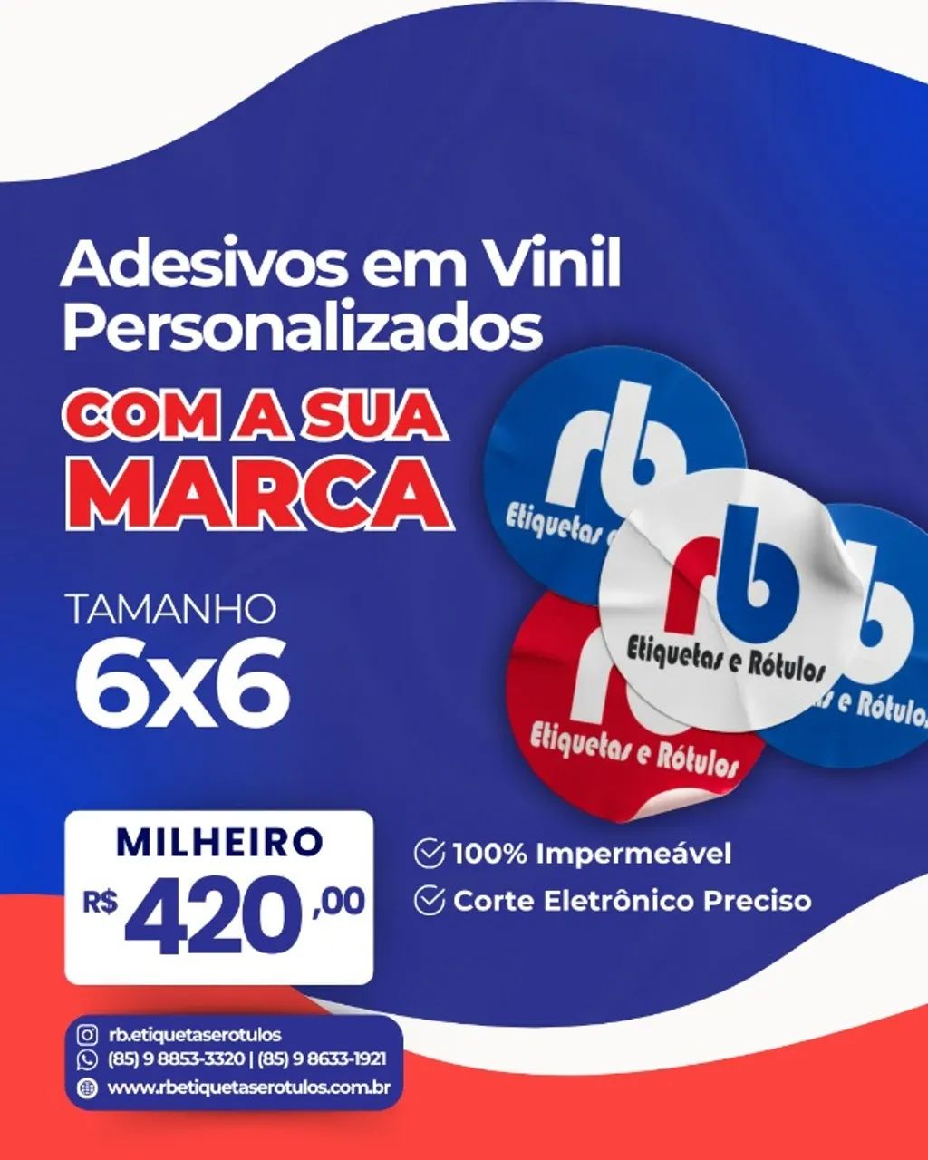 ADESIVO EM VINIL - Foto 4
