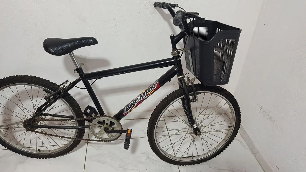 Bicicleta de criança aro 24 preta - Foto 2