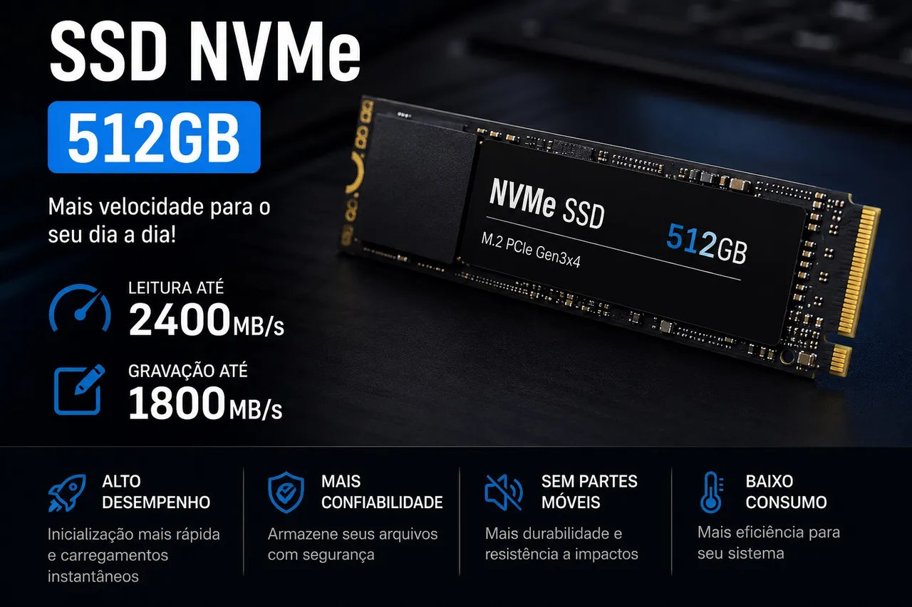 SSD sata 256GB - 100% - Armazenamento - Anil, São Luís 1502325254