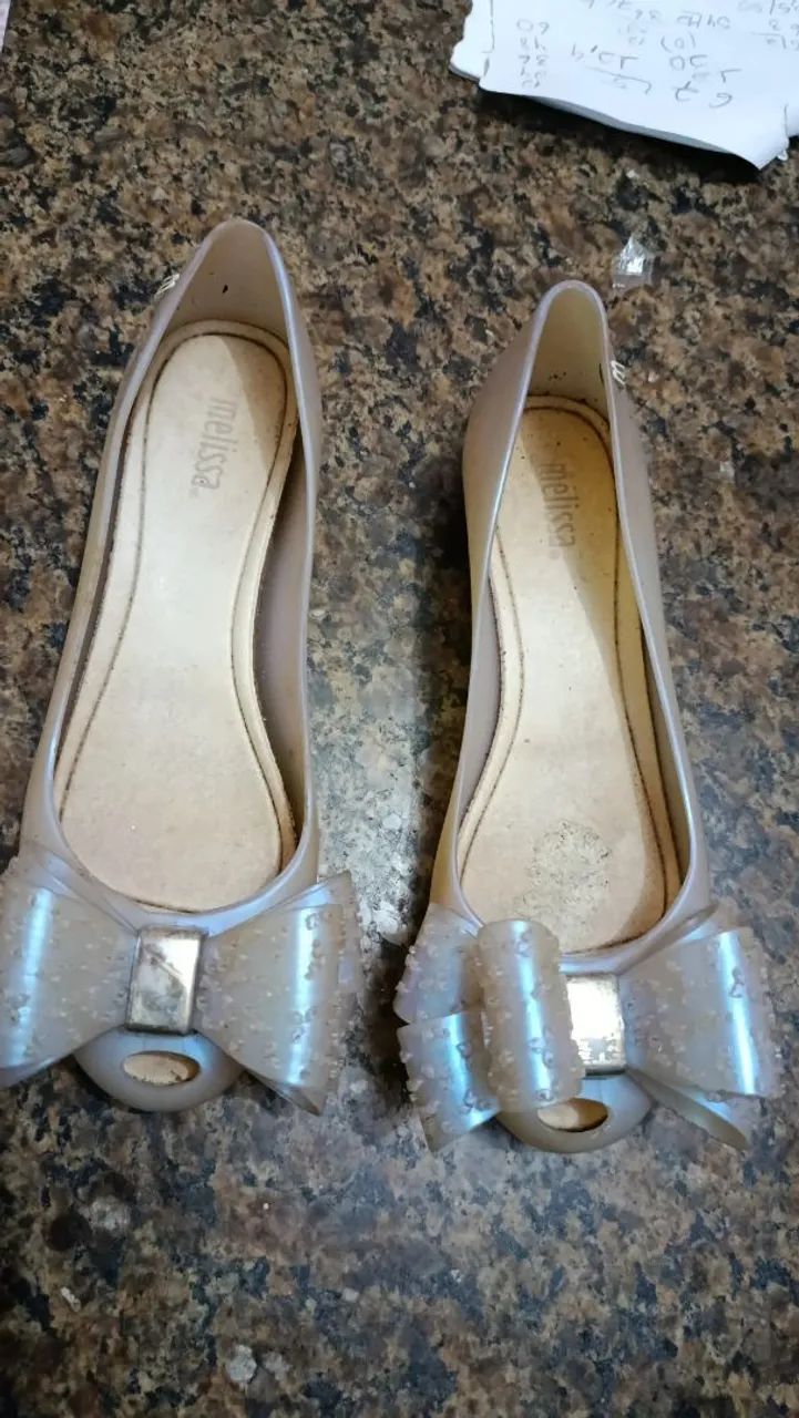 Sapatilha Melissa original perolada, número 35 - Foto 3