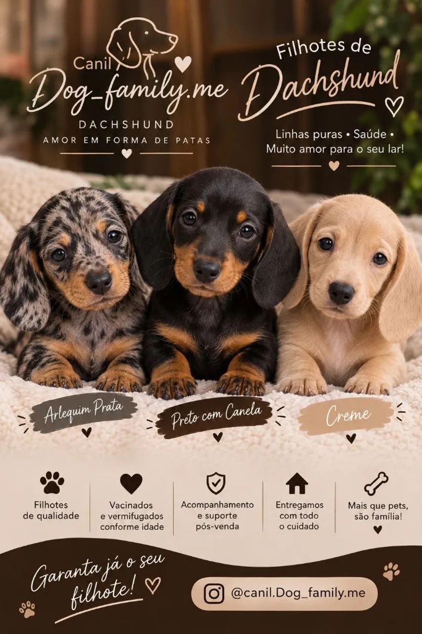 Filhotes Dachshund 
