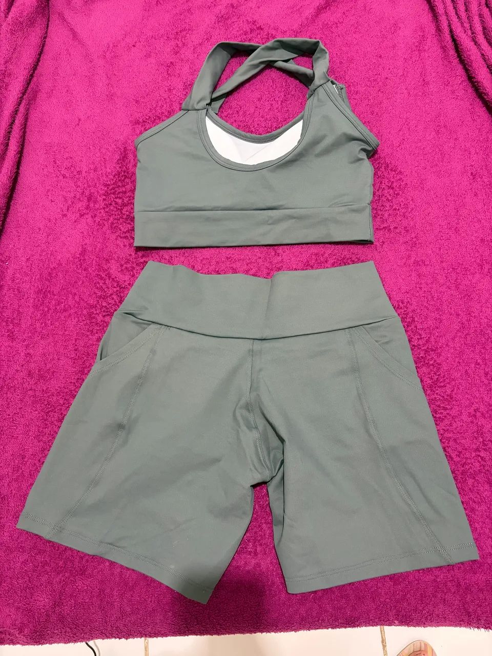 Conjunto poliamida cinza
